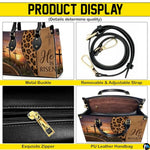 Personalized Christian Leather Handbag – Custom Purse Faith Gift for Mom, Grandma, Women Birthday or Christmas