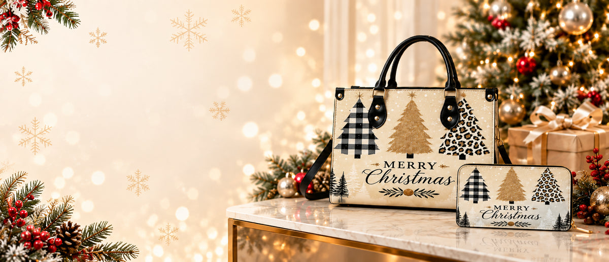 Christmas Leather Handbags