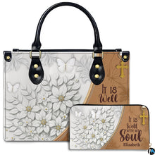 Christian Gifts for Women Faith, Customized Christian Leather Handbag, Jesus Bag, Bible Purse, Inspirational Religious