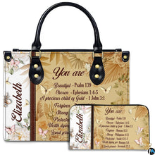 Personalized Christian Leather Handbag For Women, Bible Purse, Religious Bags Christian Gift For Women Her, Jesus Bag