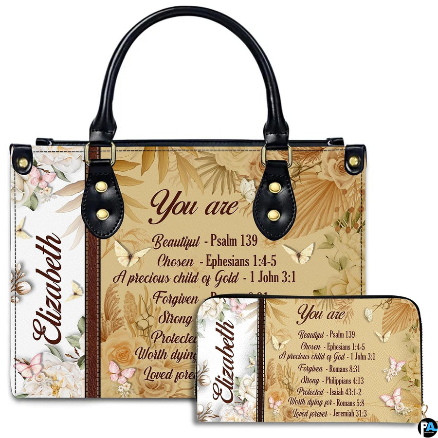 Personalized Christian Leather Handbag For Women, Bible Purse, Religious Bags Christian Gift For Women Her, Jesus Bag