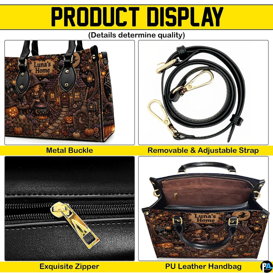 Feature overview highlighting structural components, golden accents, and detailed fairytale cottage garden motifs.