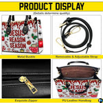 Personalized Jesus Is The Reason Handbag, Removable Strap