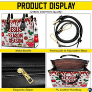 Personalized Jesus Is The Reason Handbag, Removable Strap