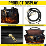 Black Cat Leather Bag – Vintage Cat Art Handbag, Stylish Animal-Themed Purse, Unique Gift for Cat Lovers