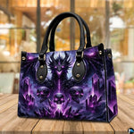 Personalized Dragon Leather Handbag, Fantasy Gothic Purse for Women, Mythical Shoulder Bag Gift for Dragon Lovers