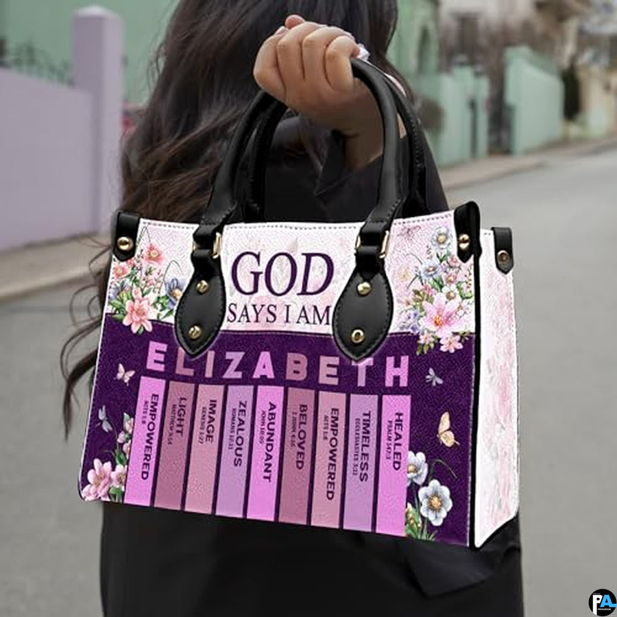 Christian Gifts for Women Faith, Customized Christian Leather Handbag, Jesus Bag, Bible Purse, Inspirational Religious