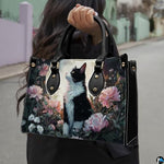 Black Cat Leather Bag – Vintage Cat Art Handbag, Stylish Animal-Themed Purse, Unique Gift for Cat Lovers