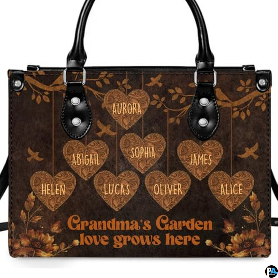 Personalized Bird Flower personalized family garden Handbag