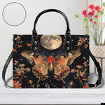 PREAUREUM "{split_values}" Personalized {collection_title} Leather Handbag