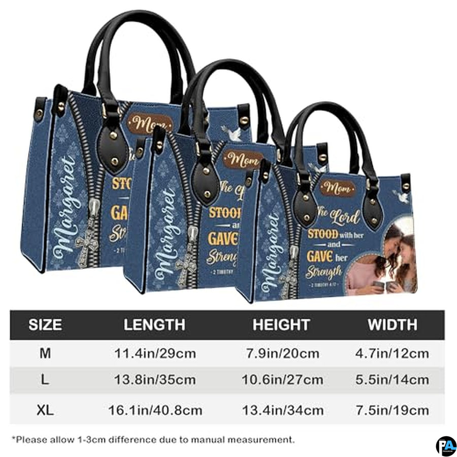 Personalized Christian Personalized Photo Tote Bag, Gift for Mom