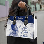 Personalized Leather Handbag for Black Women, Custom African Purse Bag Set, Birthday Meaningful Gifts for Mom, Friend