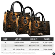 Personalized Witch Handbag with Purse, Custom Name Gothic Leather Bag Set for Women, Halloween Shoulder Bag, Witch Gift