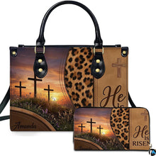 Personalized Christian Leather Handbag – Custom Purse Faith Gift for Mom, Grandma, Women Birthday or Christmas
