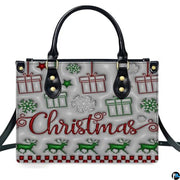 Personalized Christmas Holiday Elements Handbag for Christmas Gift