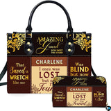 Christian Hymn Patchwork Handbag and Matching Wallet Set