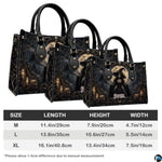 Personalized Witch Handbag with Purse, Custom Name Gothic Leather Bag Set for Women, Halloween Shoulder Bag, Witch Gift