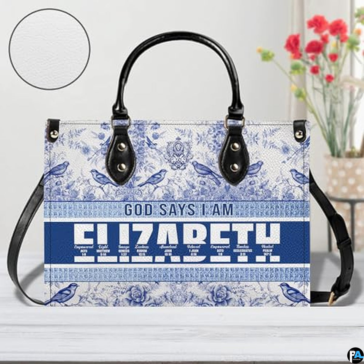 Christian Gifts for Women Faith, Customized Christian Leather Handbag, Jesus Bag, Bible Purse, Inspirational Religious