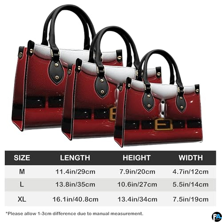 Personalized 3D Inflated Santa's Suit Handbag for Christmas Gift