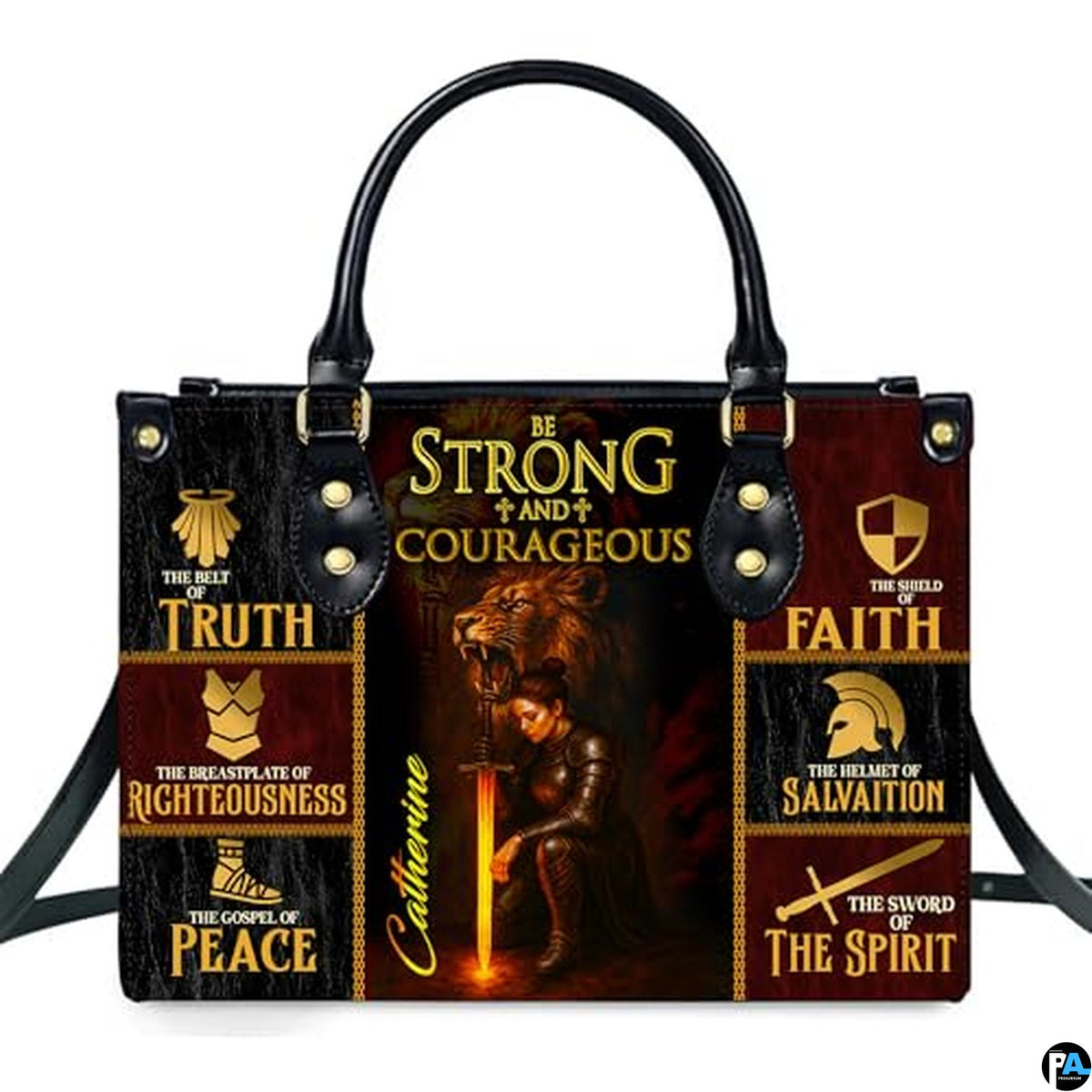 Christian Gifts for Women Faith, Customized Christian Leather Handbag, Jesus Bag, Bible Purse, Inspirational Religious