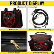 Four-panel showcase illustrating design details, hardware, and interior layout.