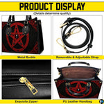 Four-panel showcase illustrating design details, hardware, and interior layout.