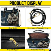 Detailed view presenting golden metallic clasps, secure attachments, and sliding fasteners.