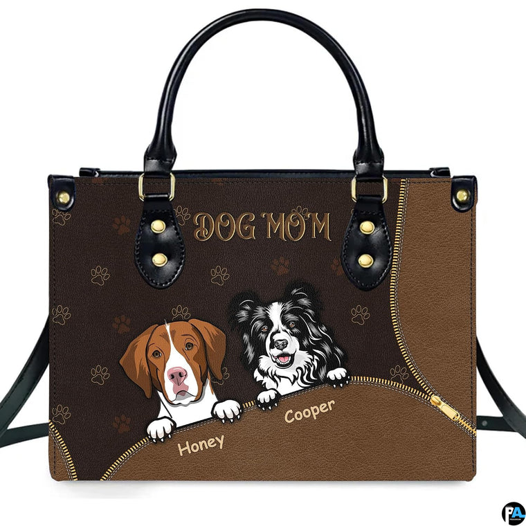 Dog Lover Leather Handbags