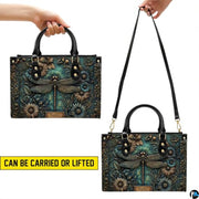 Personalized Halloween Leather Handbag – Custom Witch 3D Printing Effect Purses For Women – Spooky Gothic Shoulder Bag