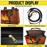 Detailed views of the Christian handbag construction, stitching, and interior space.