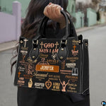 Personalized Christian Leather Handbag For Women, Bible Purse, Religious Bags Christian Gift For Women Her, Jesus Bag