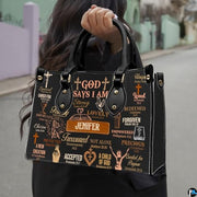 Personalized Christian Leather Handbag For Women, Bible Purse, Religious Bags Christian Gift For Women Her, Jesus Bag