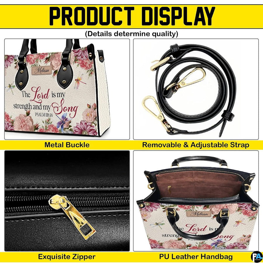 Four-panel showcase illustrating design details, hardware, and interior layout.