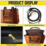 PREAUREUM "{split_values}" Personalized {collection_title} Leather Handbag