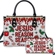 Personalized Jesus Is The Reason Handbag, Removable Strap