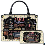 Personalized Book Lover Leather Bag, Just A Girl Who Loves Book Handbag With Name, Books Purse, Gifts For Readers, Writer