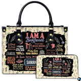Graphic Print Handbag with Colorful Typography Collage