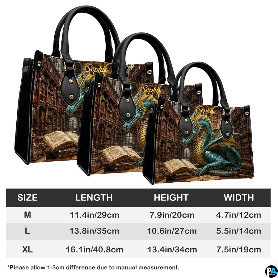 Lifestyle presentation of scholar dragon handbag and wallet set with styling accessories