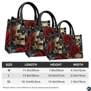 Personalized Halloween Leather Handbag – Custom Witch 3D Printing Effect Purses For Women – Spooky Gothic Shoulder Bag