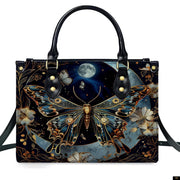 PREAUREUM "{split_values}" Personalized {collection_title} Leather Handbag