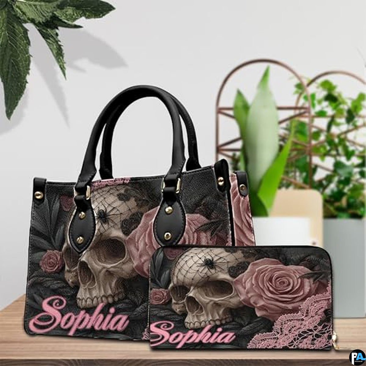 Personalized with Spiderweb Handbag