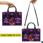 Personalized Leather Handbag for Black Women, Custom African Purse Bag Set, Birthday Meaningful Gifts for Mom, Friend
