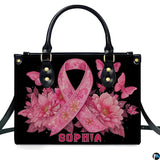 Butterfly Ribbon Art Pink Floral Awareness Graphic Design