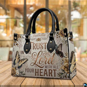 Personalized Christian Leather Handbag – Custom Purse Faith Gift for Mom, Grandma, Women Birthday or Christmas