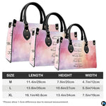 Personalized Watercolor Scripture Handbag for Faith Gift