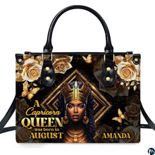 Personalized Leather Handbag for Black Women, Custom African Purse Bag Set, Birthday Meaningful Gifts for Mom, Friend