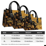 PREAUREUM "{split_values}" Personalized {collection_title} Leather Handbag