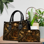 Bookstore Leather Bag, Book Purse for Book Lovers, Shoulder Bag