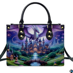 Personalized Mystical Dragon and Castle Scene Handbag