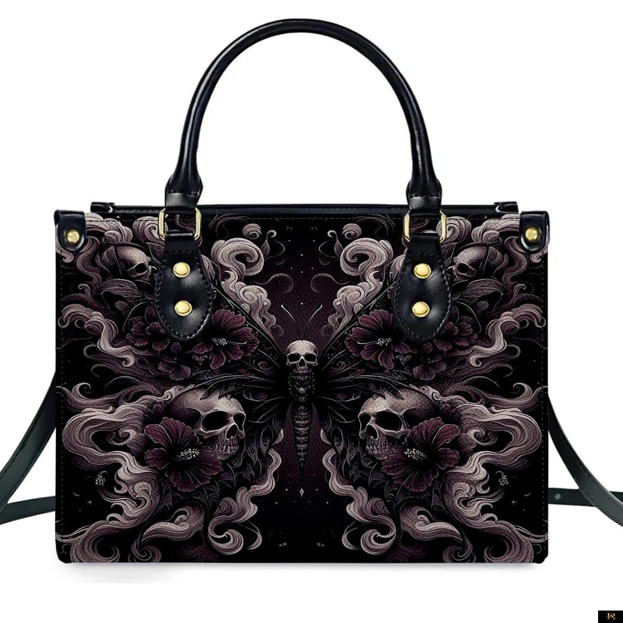 PREAUREUM "{split_values}" Personalized {collection_title} Leather Handbag